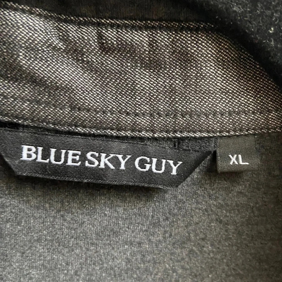 Blue Sky men’s organic cotton soft comfortable polo shirt Sz XL - Picture 4 of 7